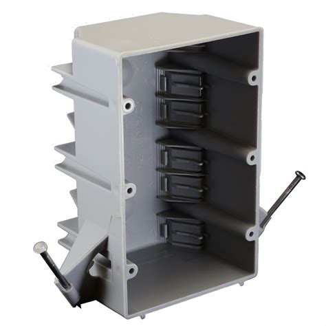 electric box 44|Electrical Box, 44 cu in, Device Box Type, 3 Gangs, Steel.